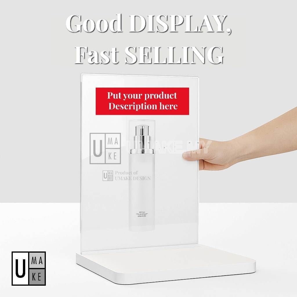 Modular Acrylic Counter Display Stand