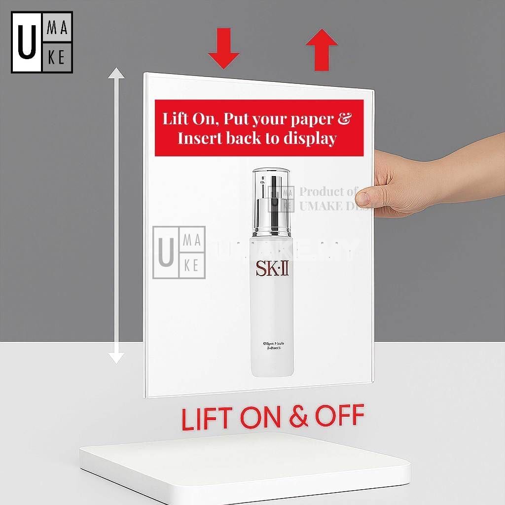 Modular Acrylic Counter Display Stand