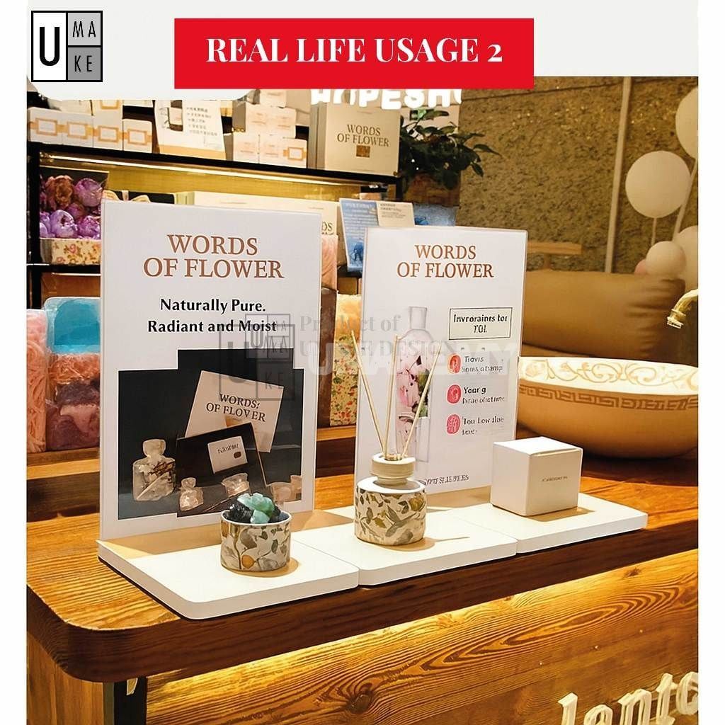 Modular Acrylic Counter Display Stand