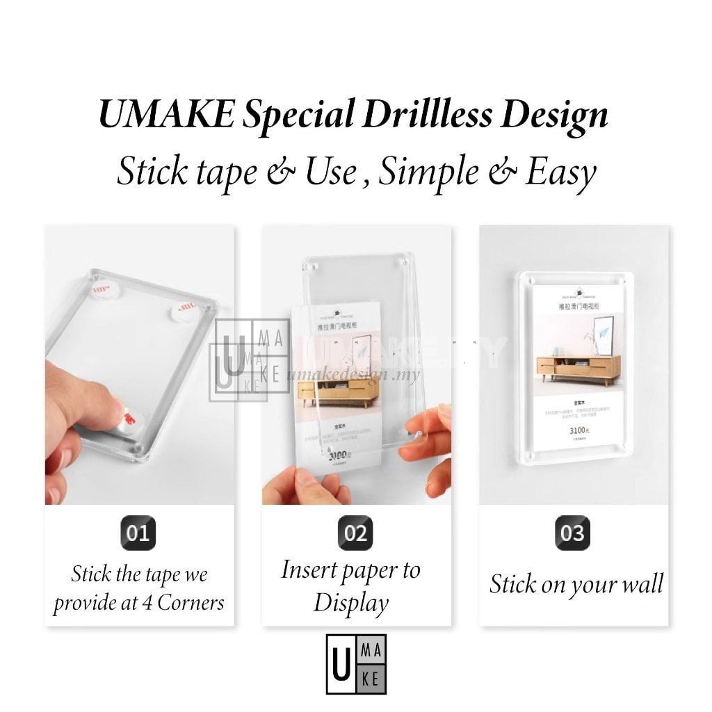 Magnetic Acrylic Price Tag Holder