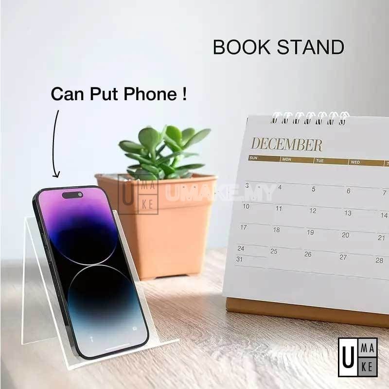 Acrylic Bookshelf Display Stand