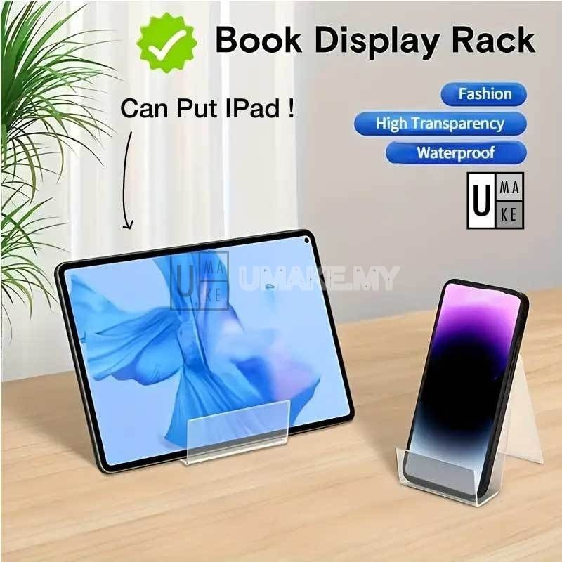Acrylic Bookshelf Display Stand