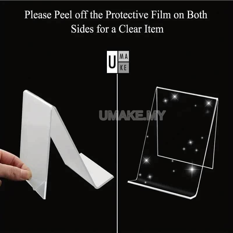 Acrylic Bookshelf Display Stand