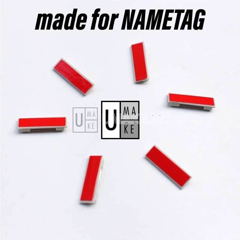 Name Tag Pin Backs with Tape (5pcs)