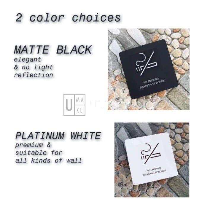 Minimalist Printed Acrylic Sign