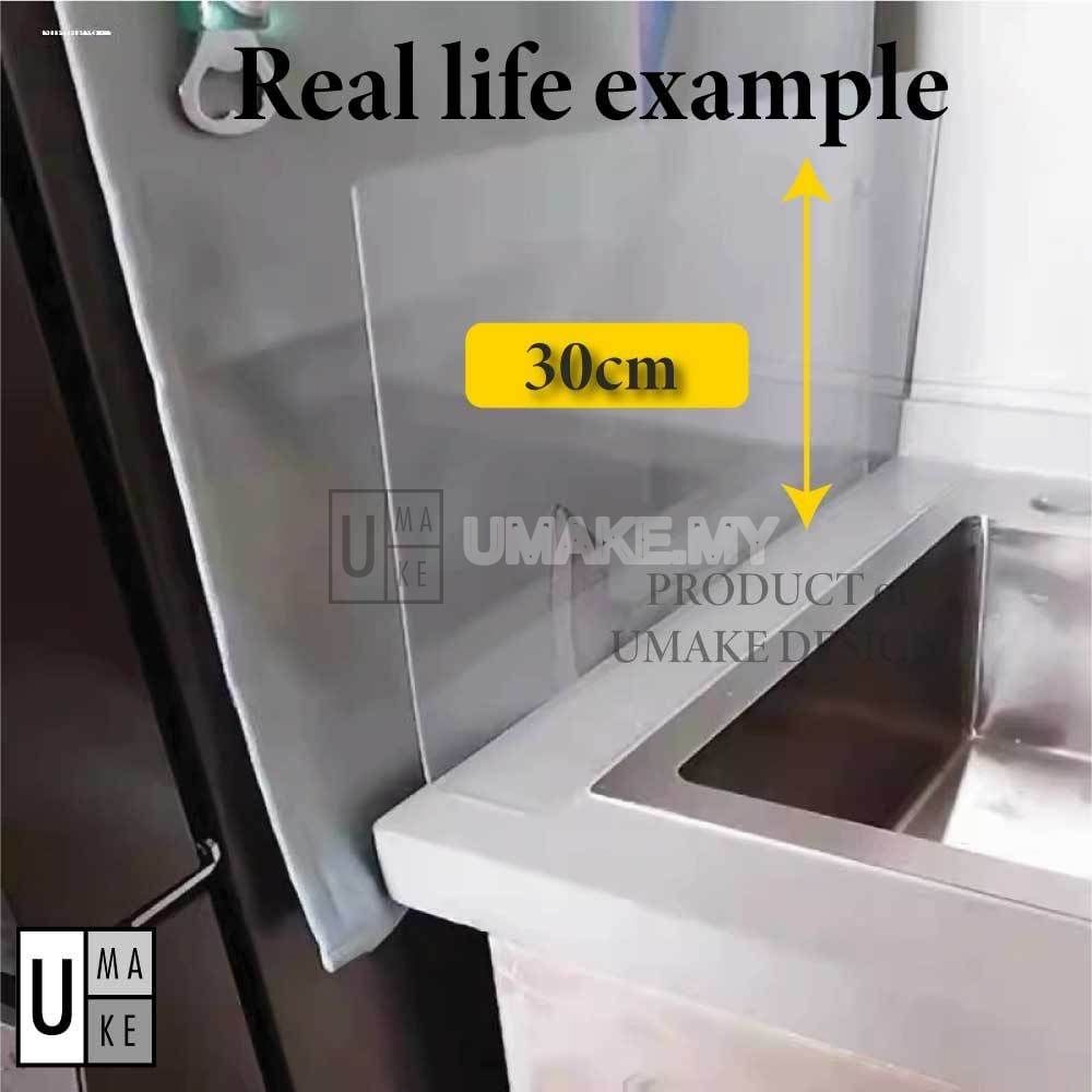 Acrylic Kitchen Sink Splash Guard