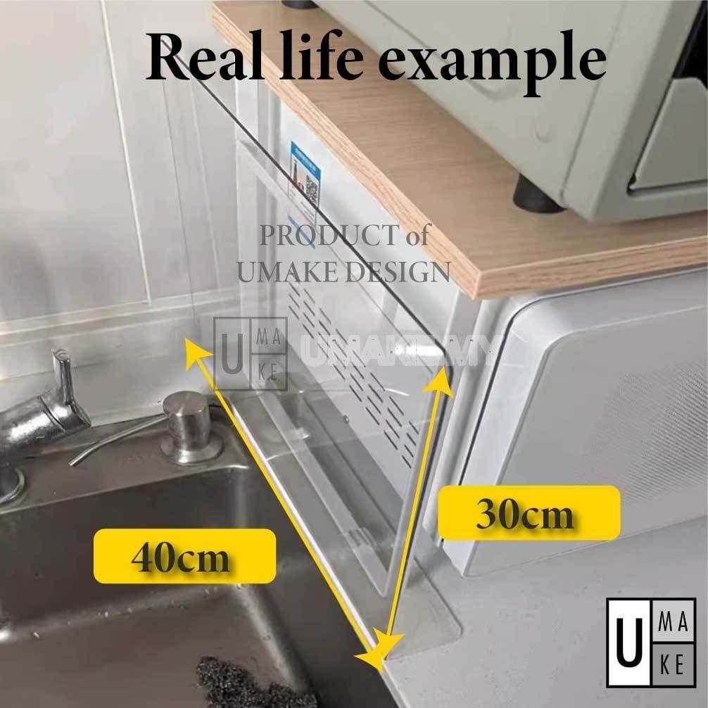 Acrylic Kitchen Sink Splash Guard