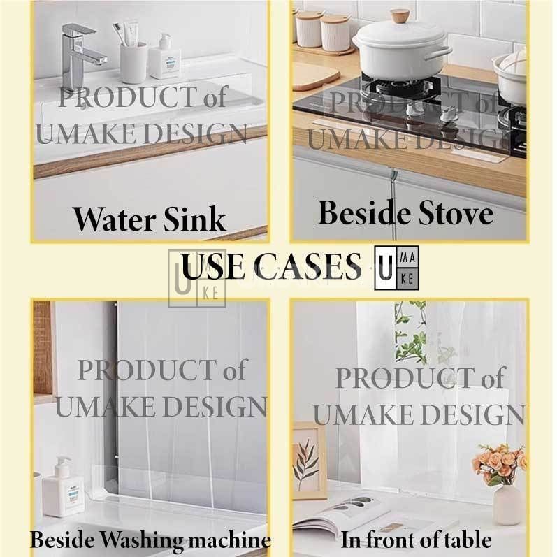 Acrylic Kitchen Sink Splash Guard