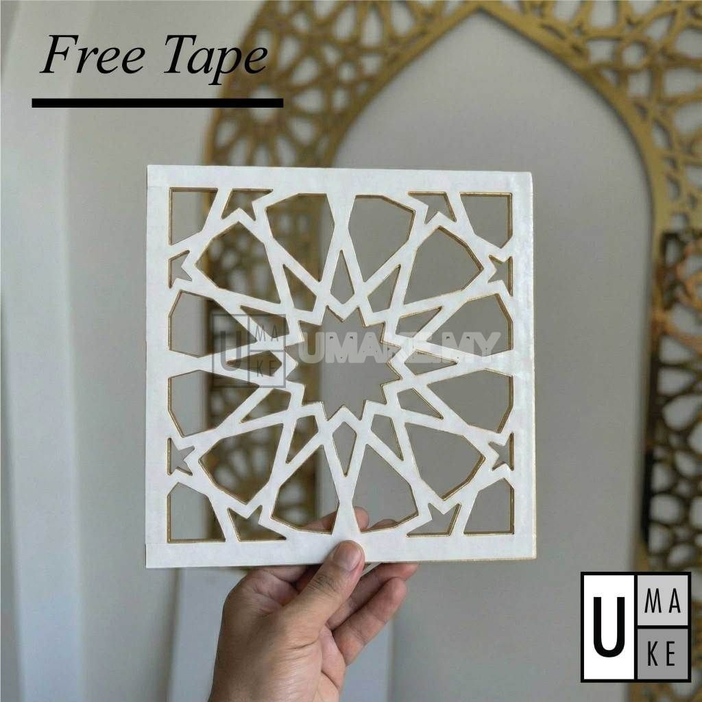 DIY Mirror Acrylic Mihrab Wall Set