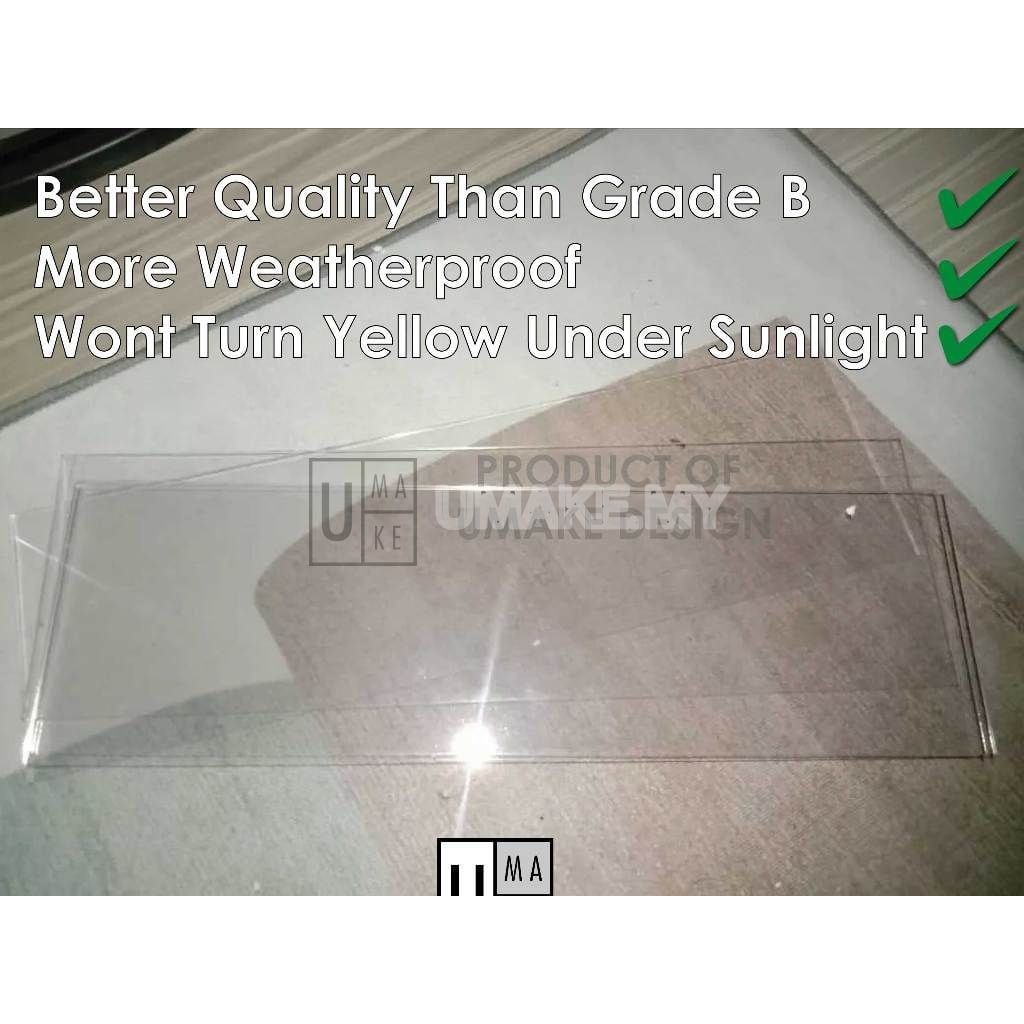 Acrylic Naco Window Replacement Panel