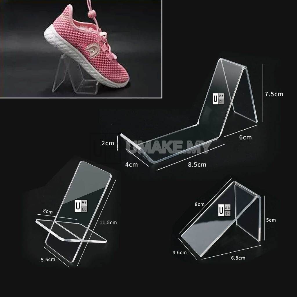 Acrylic Shoe & Wallet Display Stand