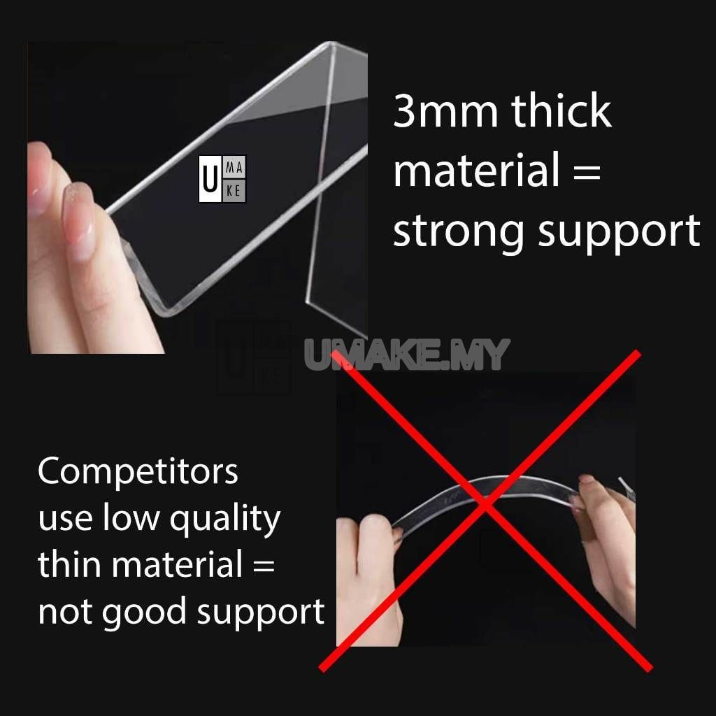 Acrylic Shoe & Wallet Display Stand