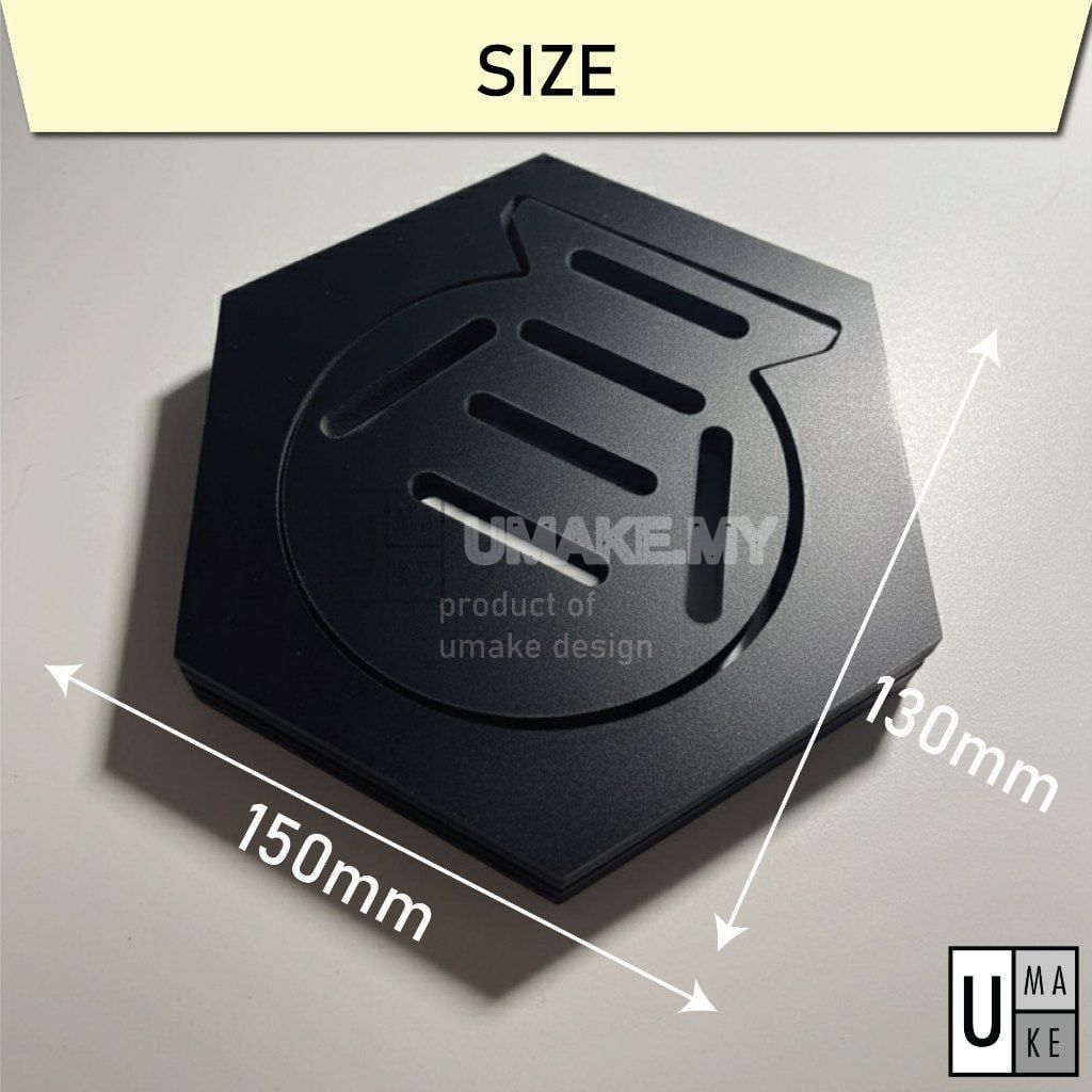 Hexagon Medal Display Holder