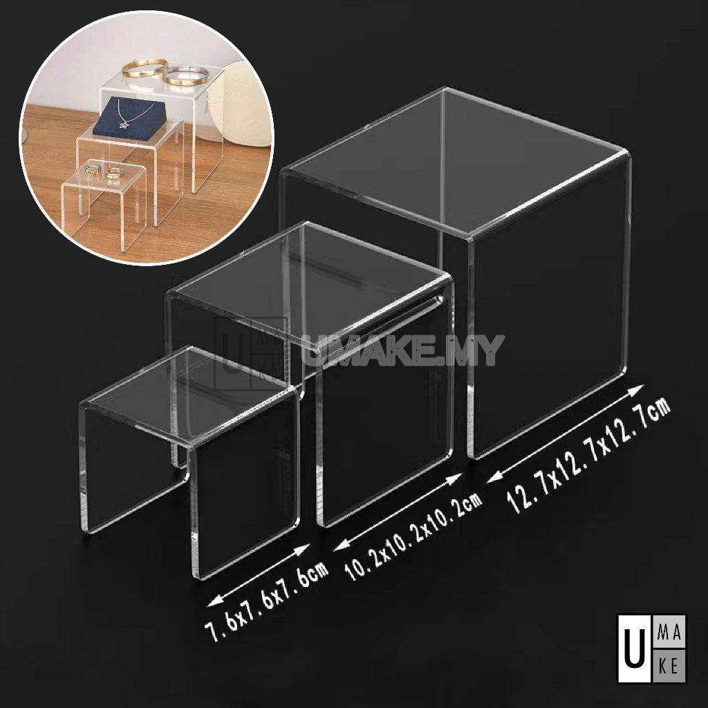 Acrylic Square Riser Set (S/M/L)
