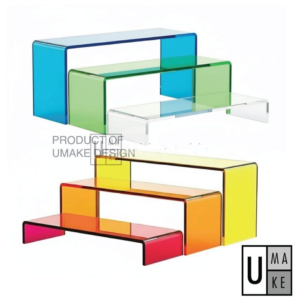Acrylic U-Shape Display Stand (Colourful)
