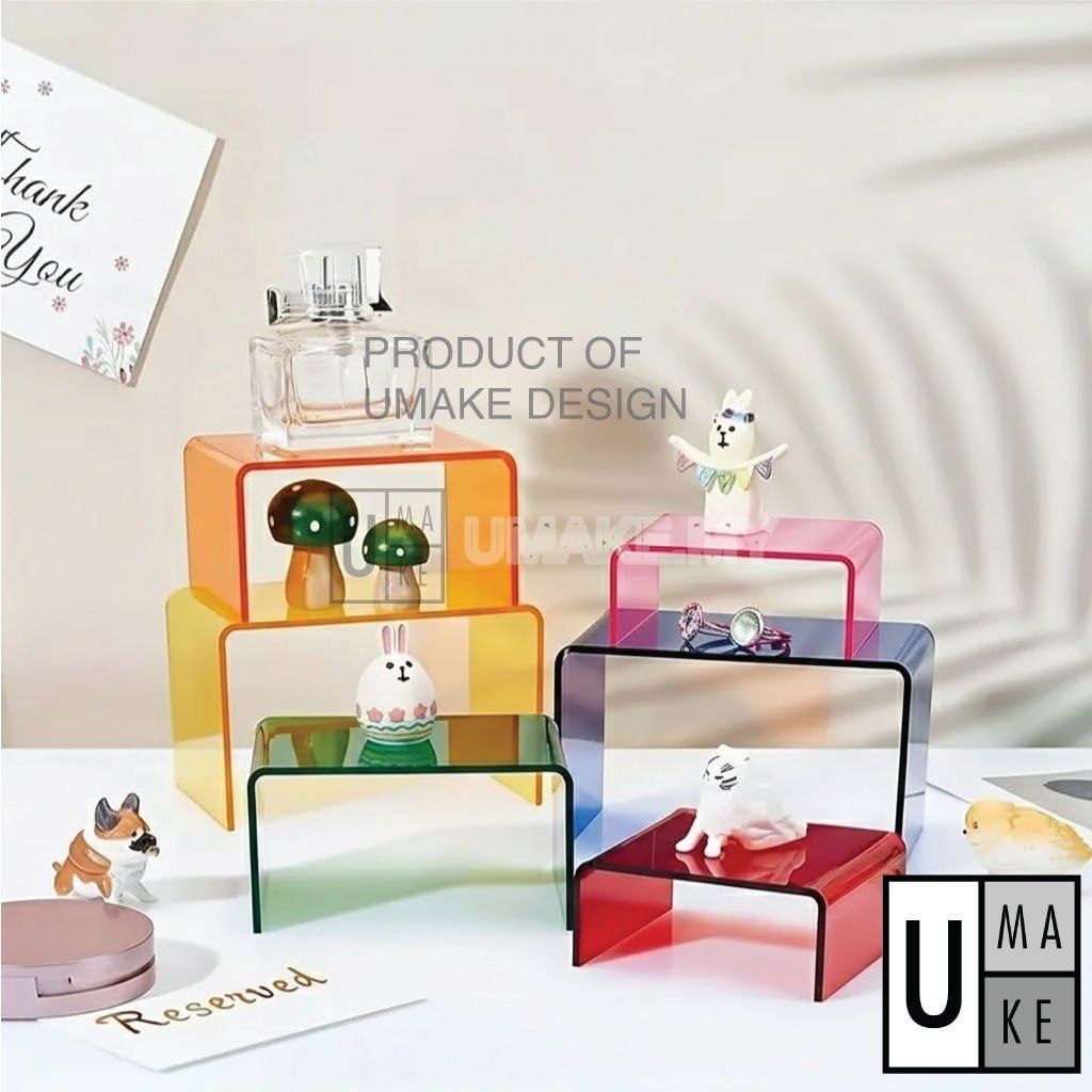 Acrylic U-Shape Display Stand (Colourful)