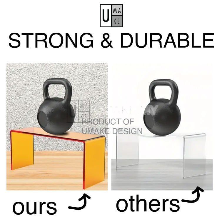 Acrylic U-Shape Display Stand (Colourful)