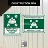 Emergency Assembly Point Sign view 2