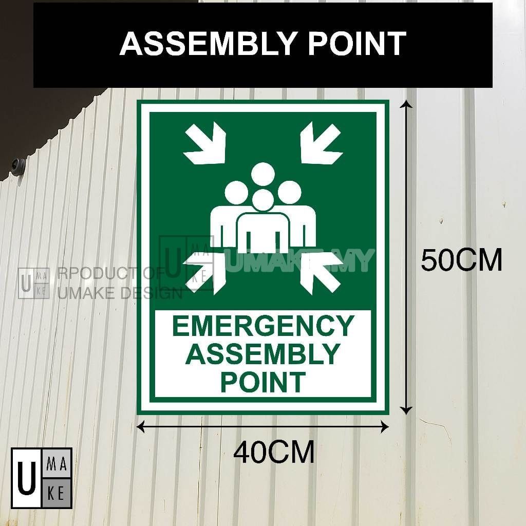 Emergency Assembly Point Sign