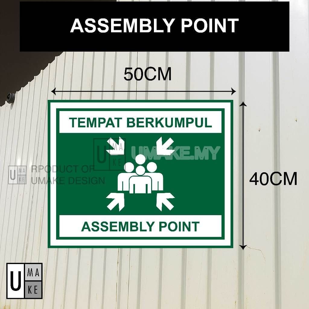 Emergency Assembly Point Sign