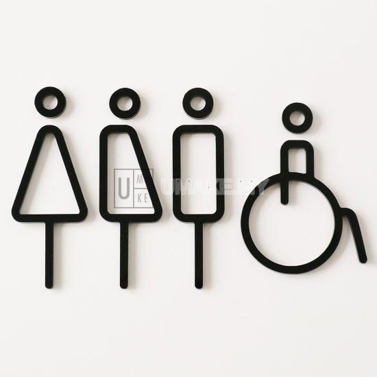 Modern Acrylic Door Sign