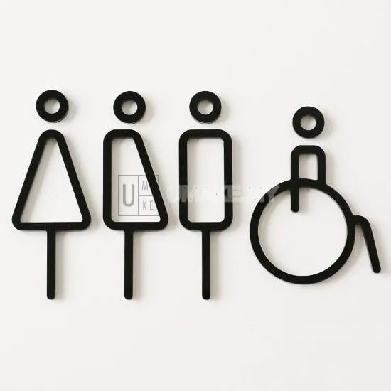 Modern Acrylic Door Sign