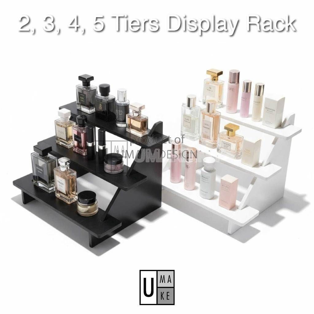 PVC Staircase Display Stand (2-5 Tiers)