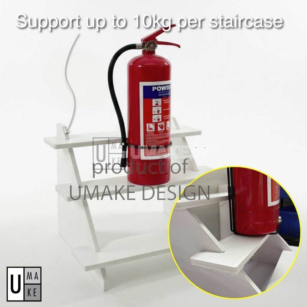 PVC Staircase Display Stand (2-5 Tiers)