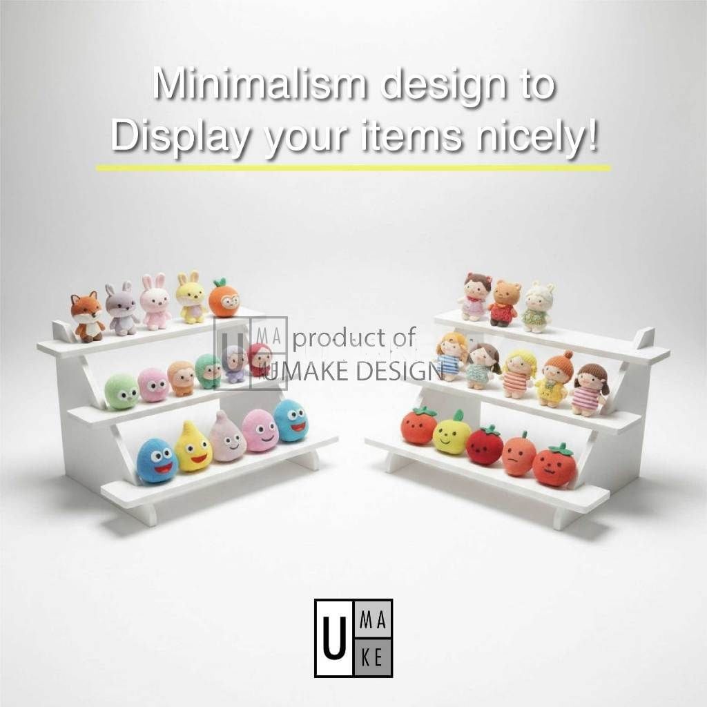 PVC Staircase Display Stand (2-5 Tiers)