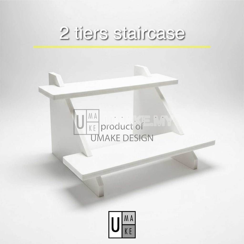 PVC Staircase Display Stand (2-5 Tiers)