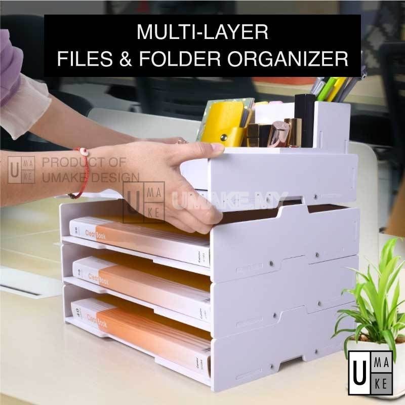 Stackable A4 Paper Tray Organizer