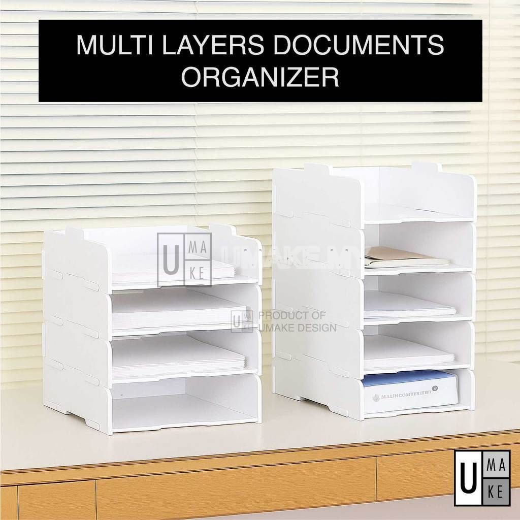 Stackable A4 Paper Tray Organizer