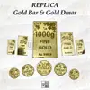 Replica Gold Dinar & Gold Bar (Acrylic) view 2