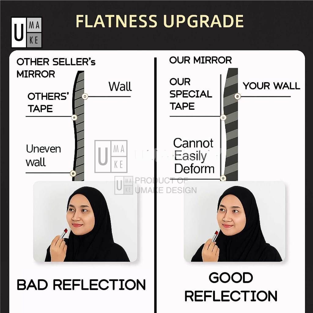 Self-Adhesive Acrylic Wall Mirror