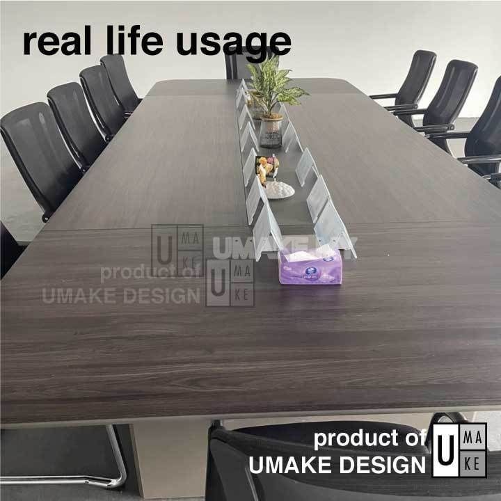 Acrylic V-Shape Desk Label Holder