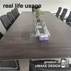 Acrylic V-Shape Desk Label Holder view 3
