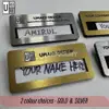 Stainless Steel Embossed Reusable Name Tag view 3