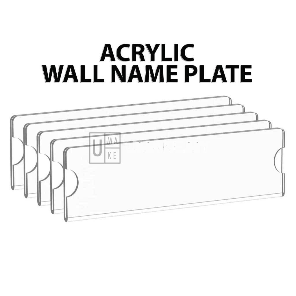 Acrylic Door Name Plate Holder (Slide-In)