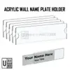 Acrylic Door Name Plate Holder (Slide-In) view 3