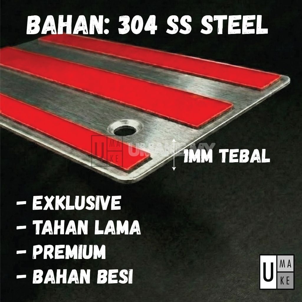 Motorcycle License Plate Bracket (Screwless)