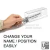 Acrylic Cubicle Name Plate Holder (Double-Sided) view 3