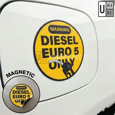 Fuel Type Magnet Sticker