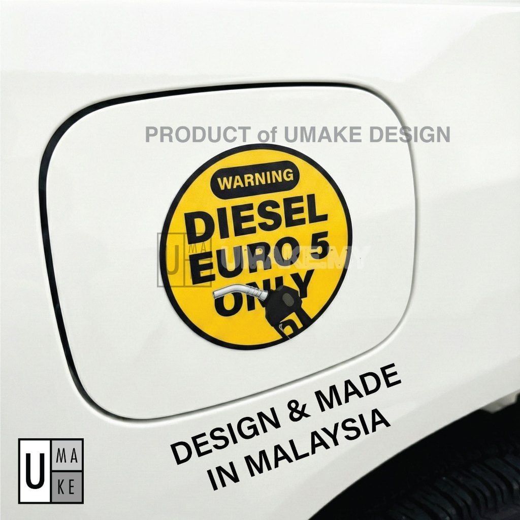 Fuel Type Magnet Sticker
