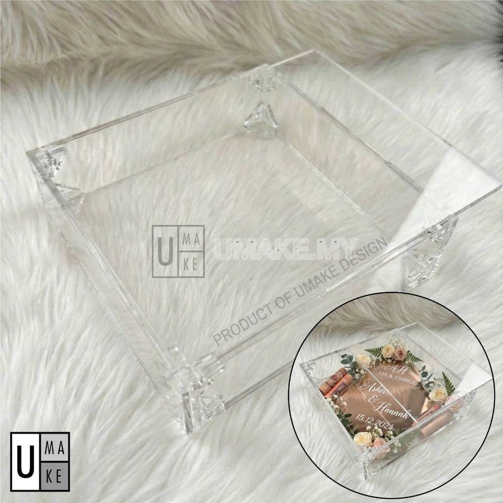 Acrylic Gift Box (Hantaran/Mas Kahwin)