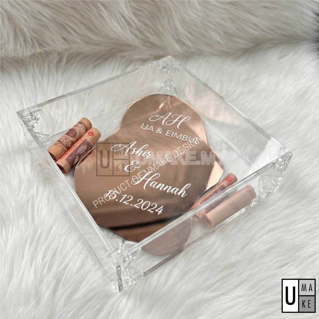 Acrylic Gift Box (Hantaran/Mas Kahwin)
