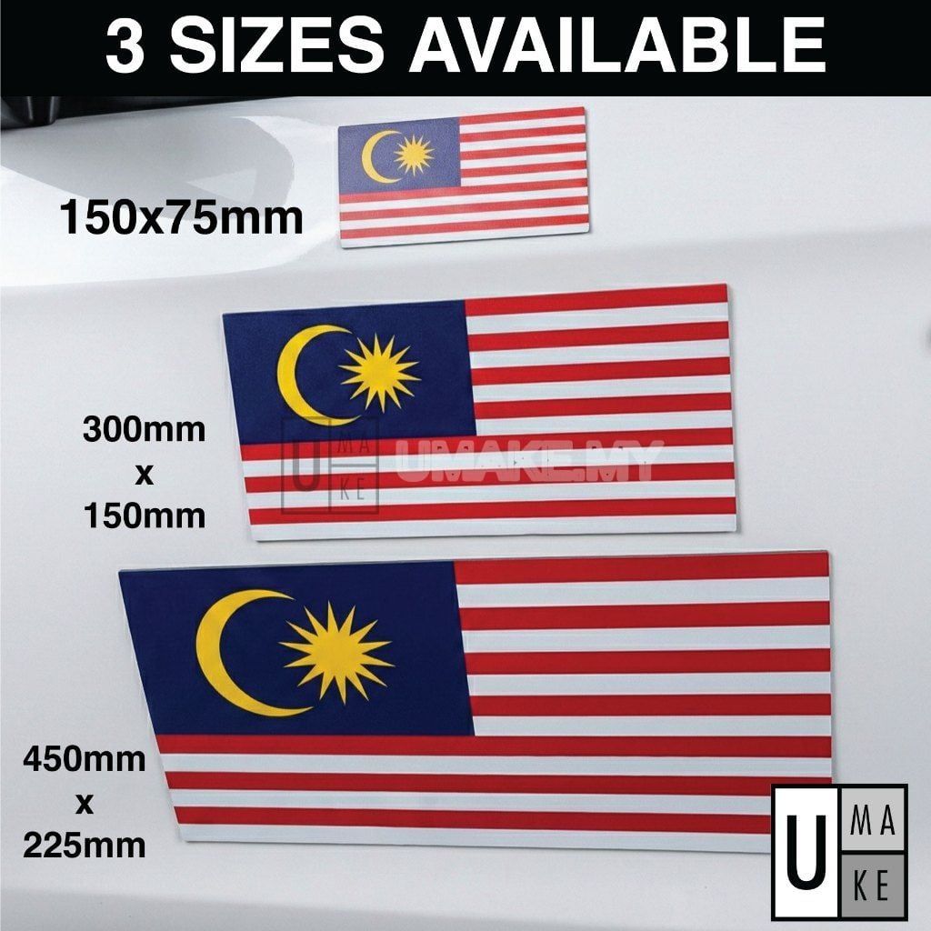 Magnetic Car Flag (Malaysia / State)