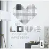 Mini Square Acrylic Mirror Tiles (10pcs) view 3