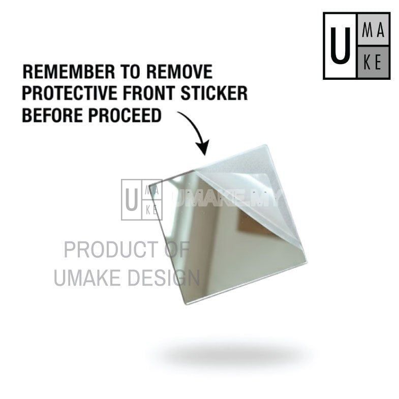 Mini Square Acrylic Mirror Tiles (10pcs)