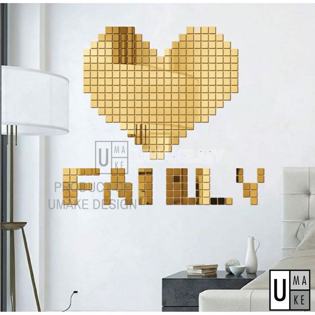 Mini Square Acrylic Mirror Tiles (10pcs)