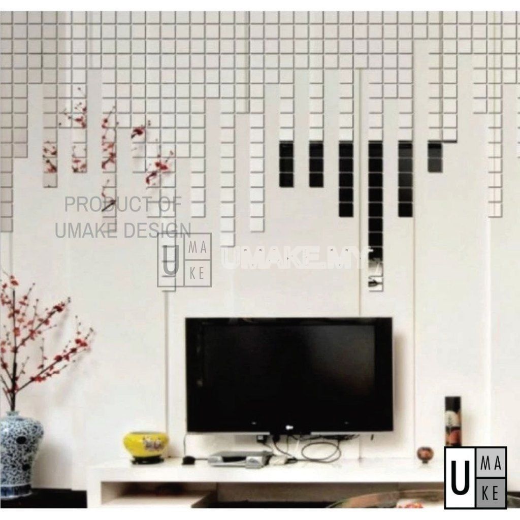 Mini Square Acrylic Mirror Tiles (10pcs)